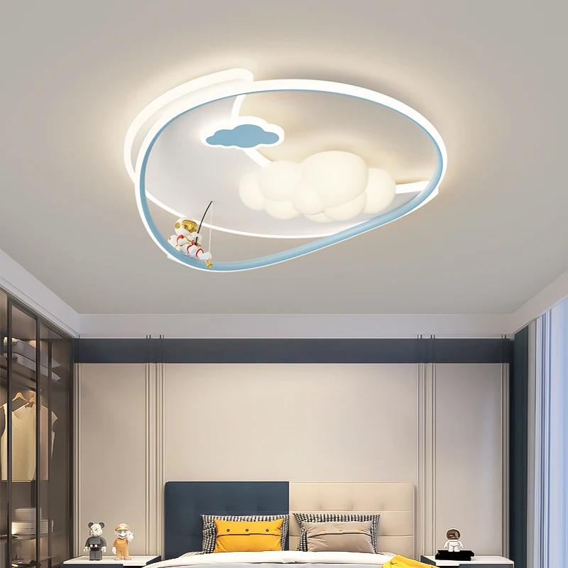 Blaue Wolke Deckenleuchte LED Schlafzimmer Creme Winde Rosa Beleuchtung Wohnzimmer Creme Balkon Innenleuchte Home Interior Dekor Lampe