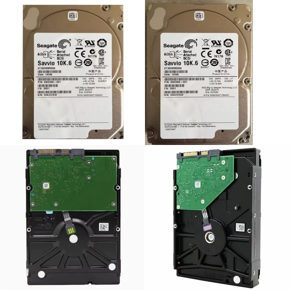 

ST300MM0006 300GB 10K RPM 2.5 Inch SAS 6Gbps Hard Drive Disk for Server Computer Storage HDD Replacement Compatible with Dell