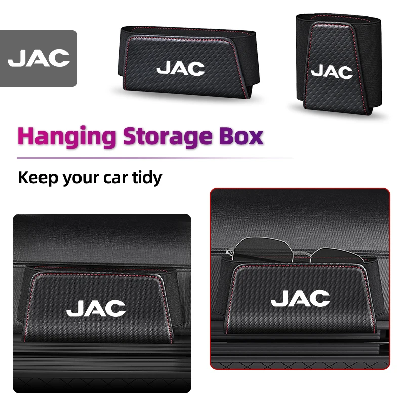 

Car Storage Bag Glasses Holder Box Hanging Case Hanging Organizer Boxes For JAC Refine J3 J4 J7 JS3 JS4 KR1 S2 S3 S4 S5 S7 Vapou