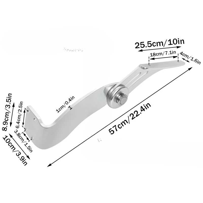 مسند ذراع لمقعد يخت السفينة مع وظيفة القفل الذاتي ومسند ذراع مقعد من سبائك الألومنيوم للقارب السريع #4