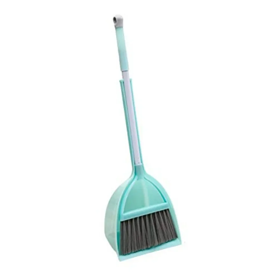 

Mini Broom with Dustpan for,Little Housekeeping Helper Set Light Blue