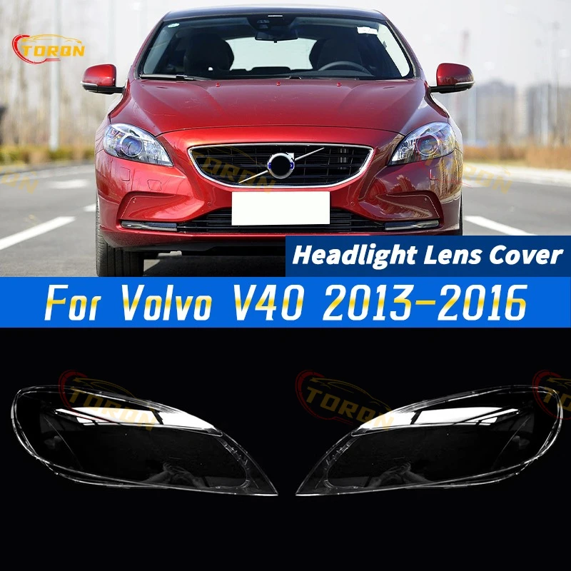 

For Volvo V40 2013 2014 2015 2016 Car Headlight Lens Cover Headlamp Shade Head Lamp headlight lamp cover automobil parts