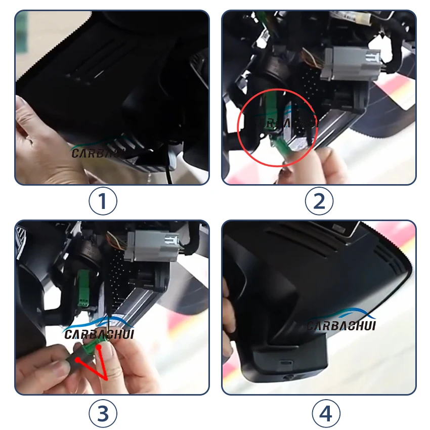 For Volvo XC90 2015 2016 2017 2018 2019 2020 2021 2022 Plug and play DashCam 4K UHD 2160p Car DVR Wifi Camera Video Recorder