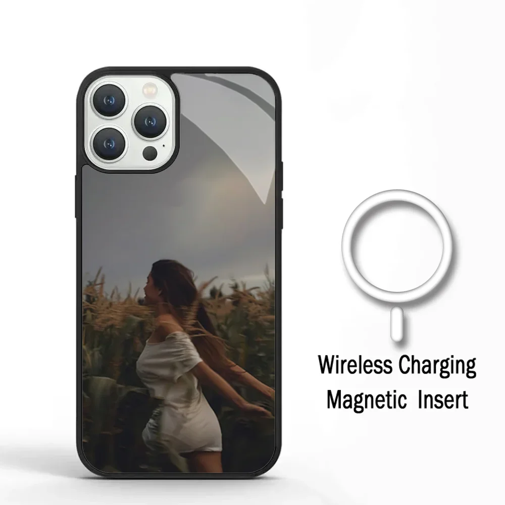 Sänger Madison Bier Telefon hülle für iPhone 11 12 13 14 15 plus Pro Max Spiegel Acryl abdeckung für Magsafe kabelloses Laden