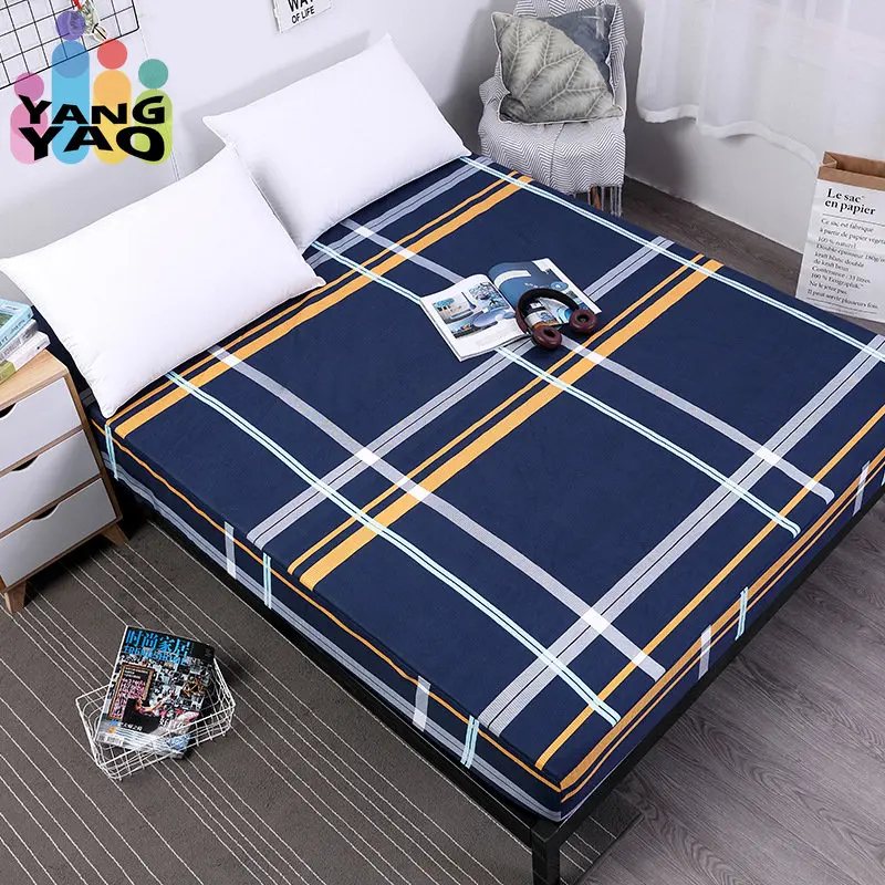 

bed sheet Waterproof sheets Printed dustproof bed cover New Coming Fitted Sheet Mattress Cover with All-around Elastic Rubber