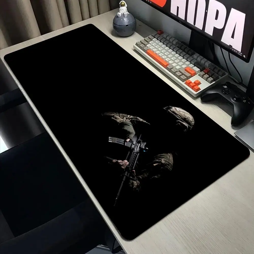 

Soldier shadow Mouse Pad Large XL Computer Office Game Table Mats XXL Rubber Anti-slip Gaming Keyboard Mousepads Long Desk Pads