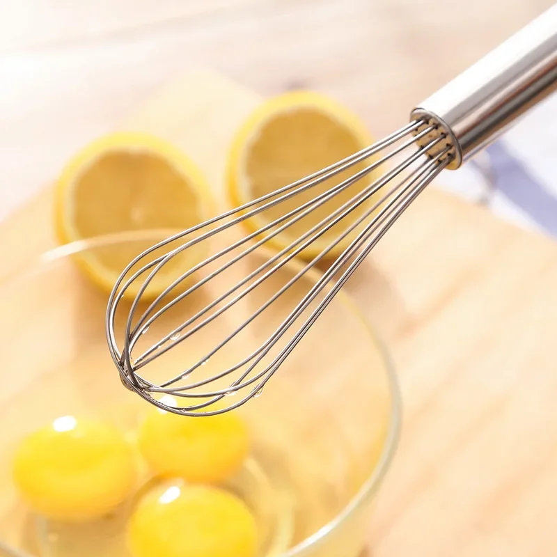 

1Pc Multifunctional Stainless Steel Egg Stirring Balloon Whisk Manual Egg Beater Mixer Kitchen Baking Utensil Cream Butter Whisk