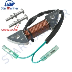 3B2-06123 Alternator Assy For Tohatsu Outboard Motor 2 Stroke 8HP 9.8HP Parsun Hidea HDX 3B2-06123-1 3B2061231 M8 M9.8B Replaces
