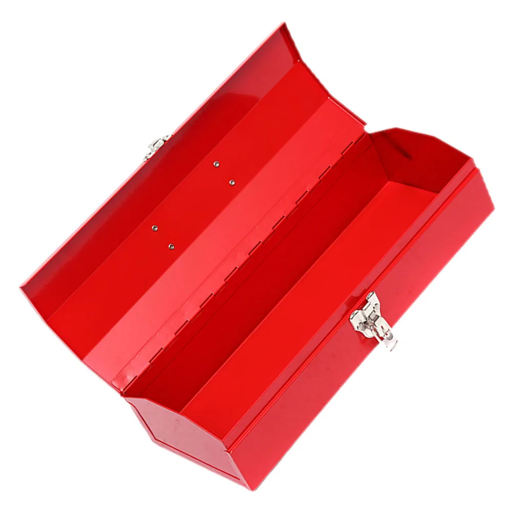 Heavy Duty Tool Box Metal Storage Case for Mechanics Portable Tools Organizer Container Sundries Repair Work Home Garage