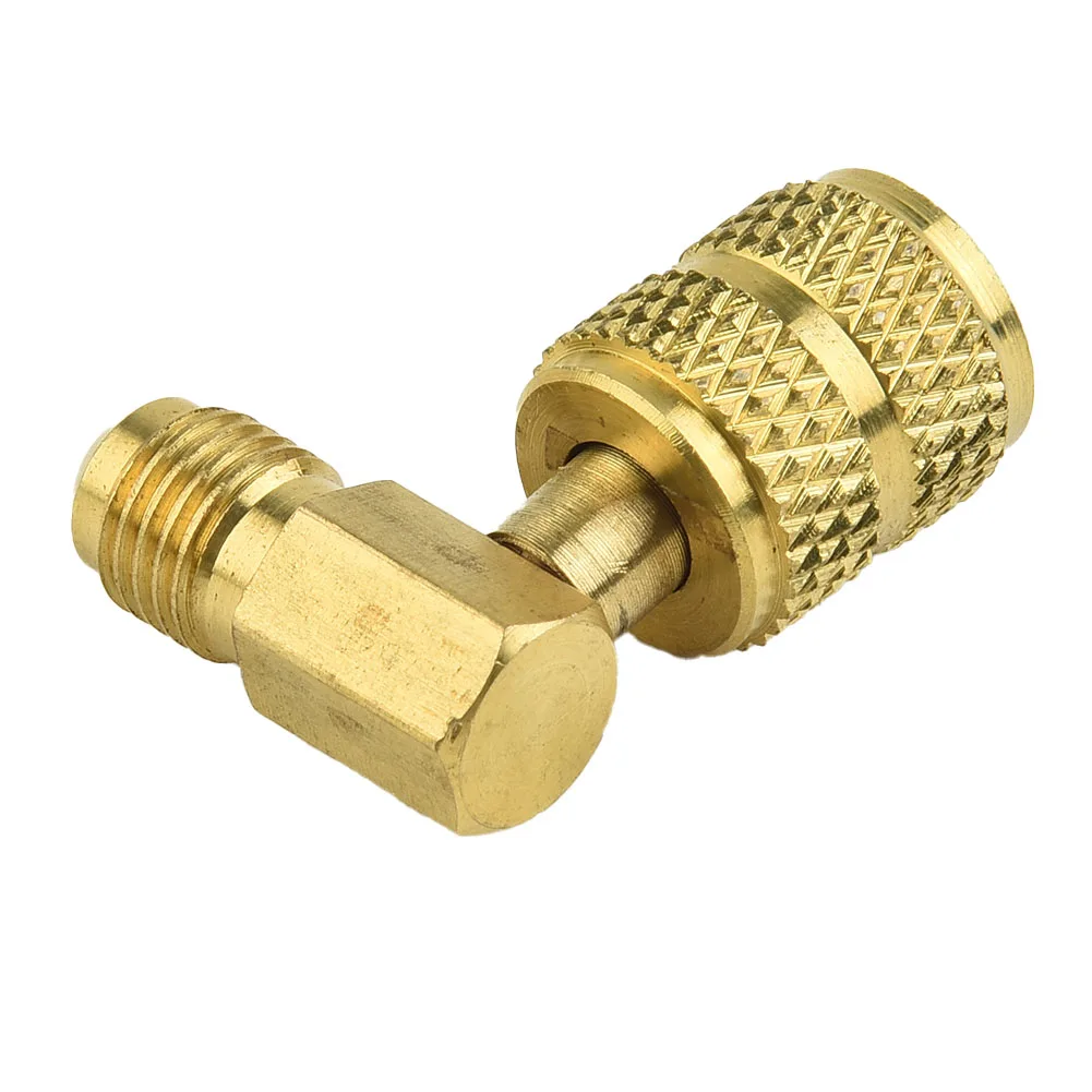 Air Conditioning R410A Adapter with Movable Head Supports 1/4 SAE and For 5/16 SAE Thread Connections for Service Use