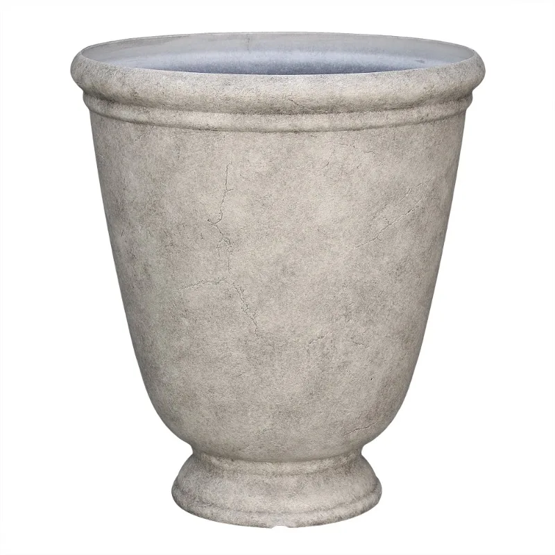 

Better Homes & Gardens Ember Gray Resin Planter, 16in x 16in x 18in