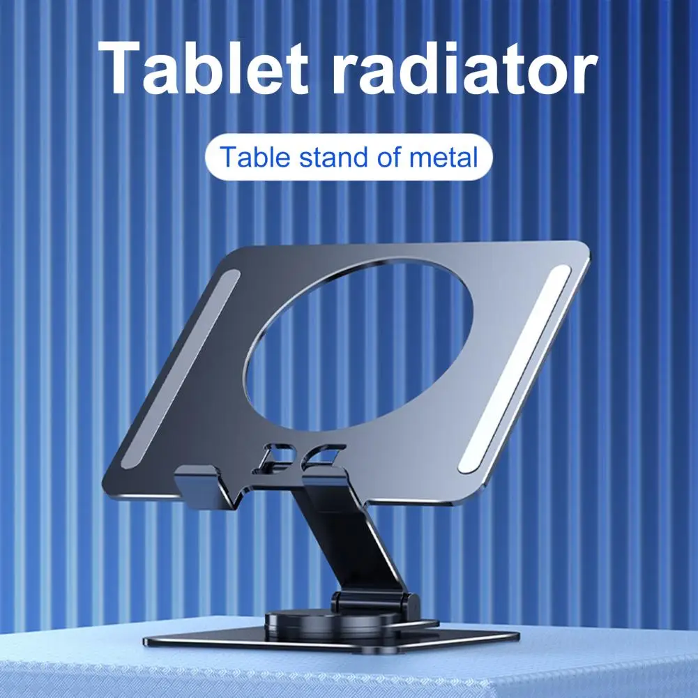 Portable Tablet Stand Adjustable Foldable Anti-skid Strong Load Bearing Stable Hold Hollowed Tablet Holder Notebook Accessories