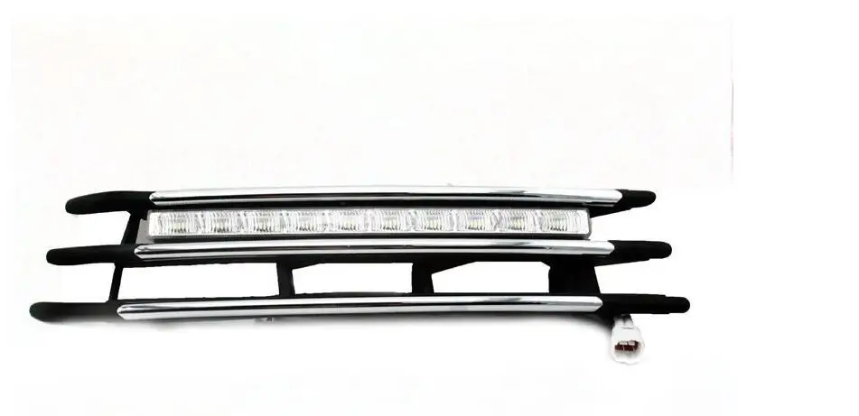 One set car bumper lamp for 2011~2014Touareg daytime light,car accessories ,Teramont daylight Touaregfront light LED