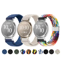14mm universal interface for GARMIN Lily 2 watch strap loop buckle woven nylon band
