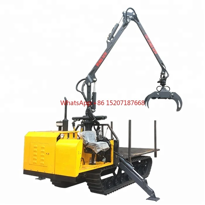 transporter loader dumper with wood grabber mini mobile crawler dumper truck lifting price crawler tipper