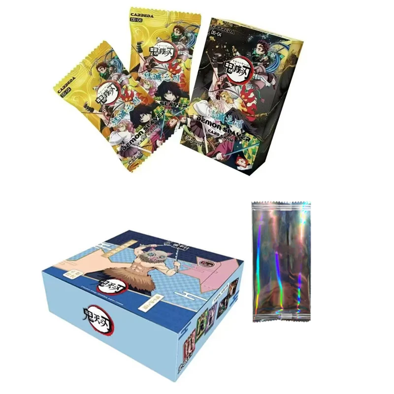 

Wholesale Demon Slayer Cards Booster Box Official Anime Trading Game Collection Japanese Style Gift For Fans