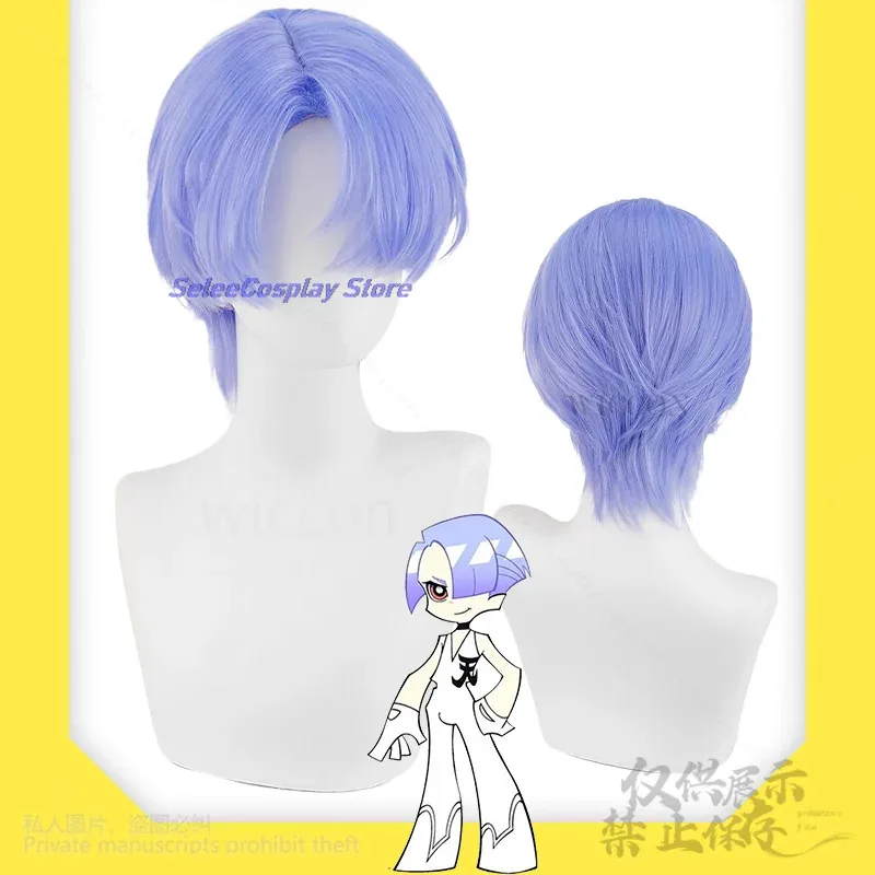 

Wiwiwi 123Новый ПАНТИЯ И АКЦИЯ Косплей Аниме Полиэстер Полиуретан Фиолетовый Синий Волосы Термостойкий Синтетический Парик Для