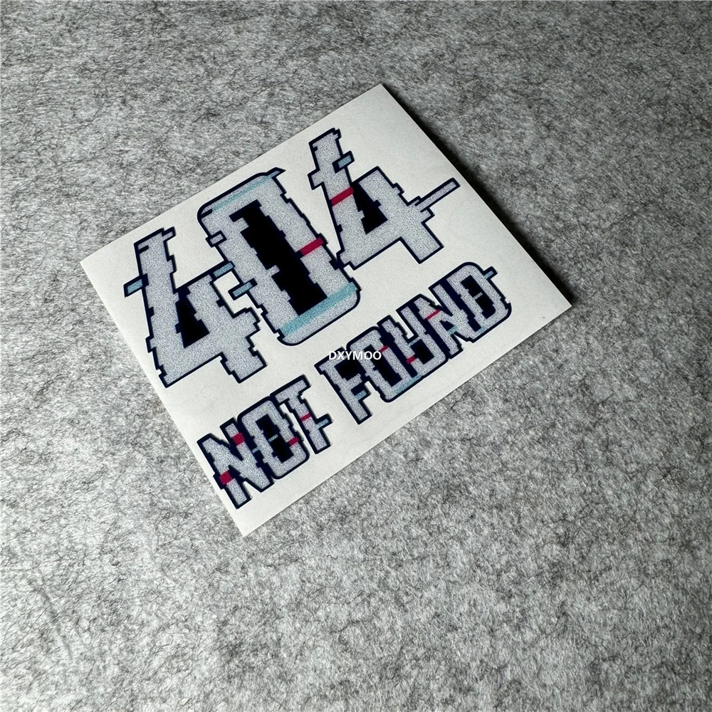 

Наклейка для автомобиля Not Found Racing Decal: виниловая лента-стикер для декора экстерьера авто, для игр