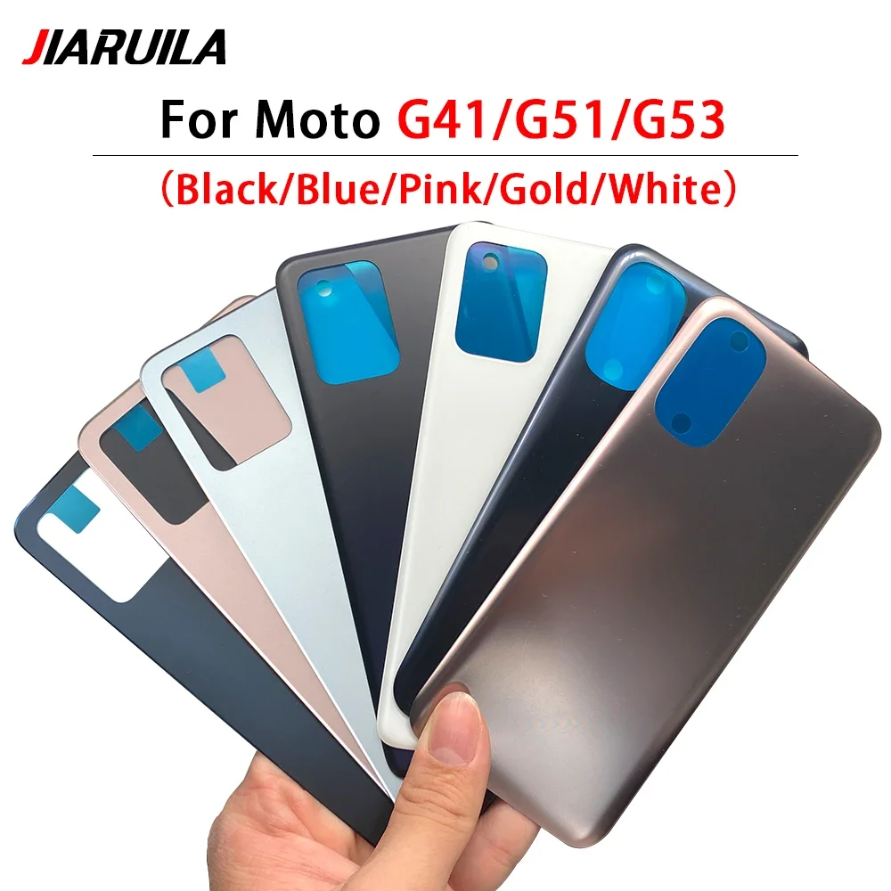 15Pcs，Battery Back Cover Rear Door Replacement Housing For Moto G22 G23 G30 G32 G31 G41 G40 G51 G52 G53 G54 G60 G60S G71 G72 G73