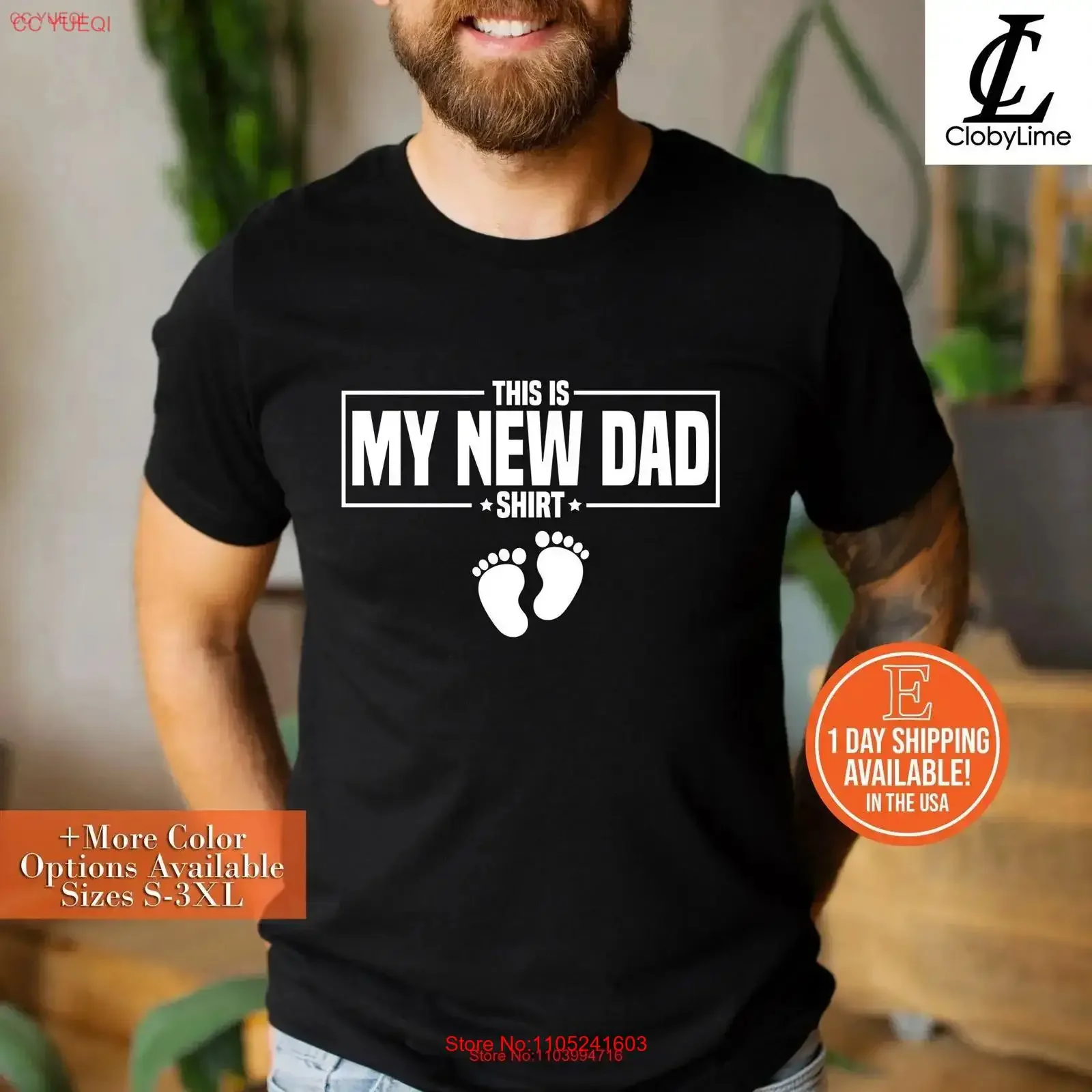 This Is My New Dad T Shirt Father s Day Pregnancy Announcement for Husband First Time vintage Washed Casual fashion Slightly