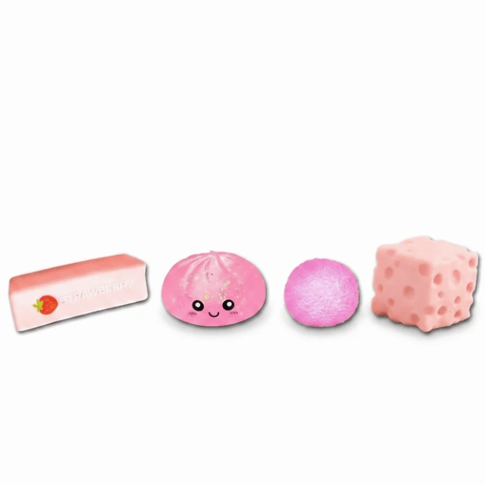 Slow Rising Butter Squishy Butter Random Color Bread Sensory Fidget Bread Reusable Material Cheese Fidget Pinching Fun