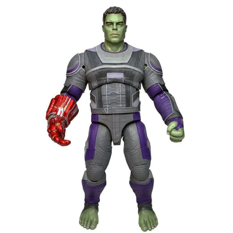 マーベル ハルク アベンジャーズ エンドゲーム 7 インチ アクションフィギュア - DST コレクタブル アーティキュレーテッド フィギュア、詳細な彫刻ス​​マッシュ フィスト & ベース付き