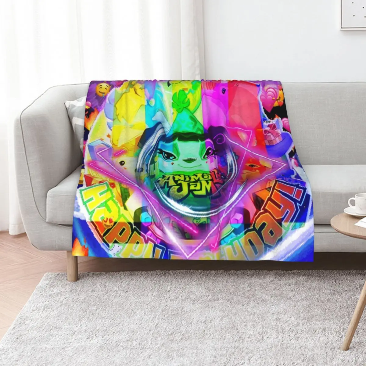 animal jam Throw Blanket Cute Plaid sofa bed Hairy Summer Beddings For Sofa Thin wednesday Blankets