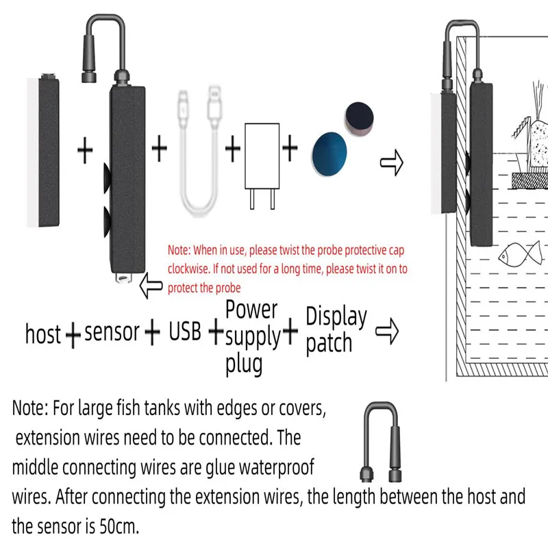 NEW Poemink iBowl Six in One WIFI Aquarium Water Quality Tester Salinity PH TDS EC Temp Specific Gravity Portable