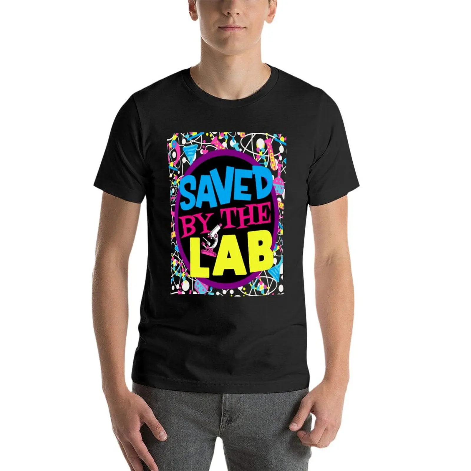 Camiseta de Fisiologia Física Masculina, Roupas de Suor, SAVE LAB ~ LAB WEEK, 2023 (1)