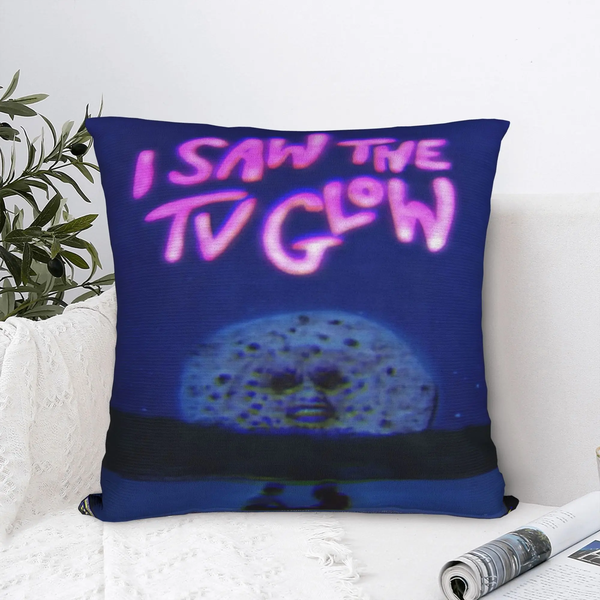 Soft and Sweet Bed I Saw The TV Glow  Decor Pillowcase Merch  Pillow Cover Zipper Multi-Size