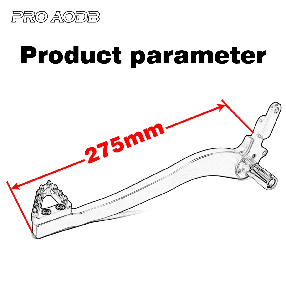 Precision-Made Motorcycle Accessories Billet Flexable Rear Foot Brake Lever Pedal For HONDA CRF150F CRF230F 150F 230F 2003-2020