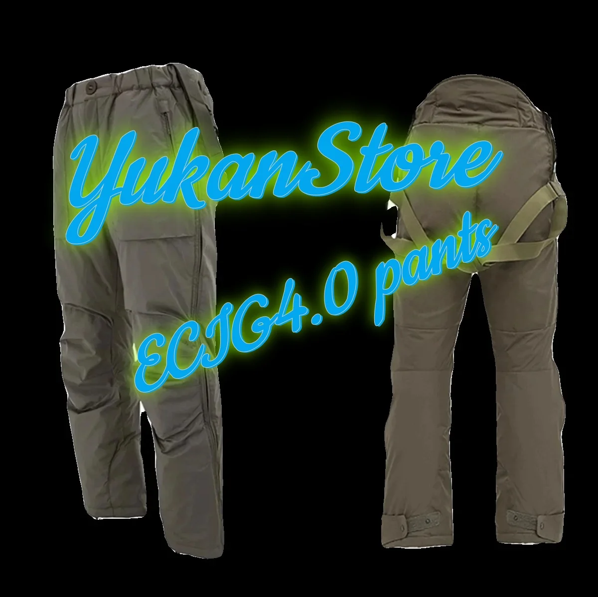 ECIG4.0 Outdoor Tactical Cotton Pants Thickened And Warm G Cotton Windproof And Waterproof