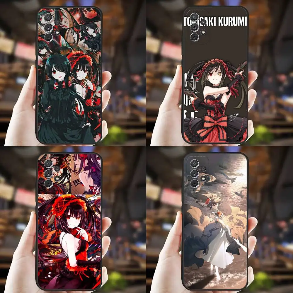 

Date a live Tokisaki Kurumi Phone Case For Samsung S25,S24,S21,S22,S23,S30,Ultra,S20,Plus,Fe,Lite,Note,10,9,5G Black Cover