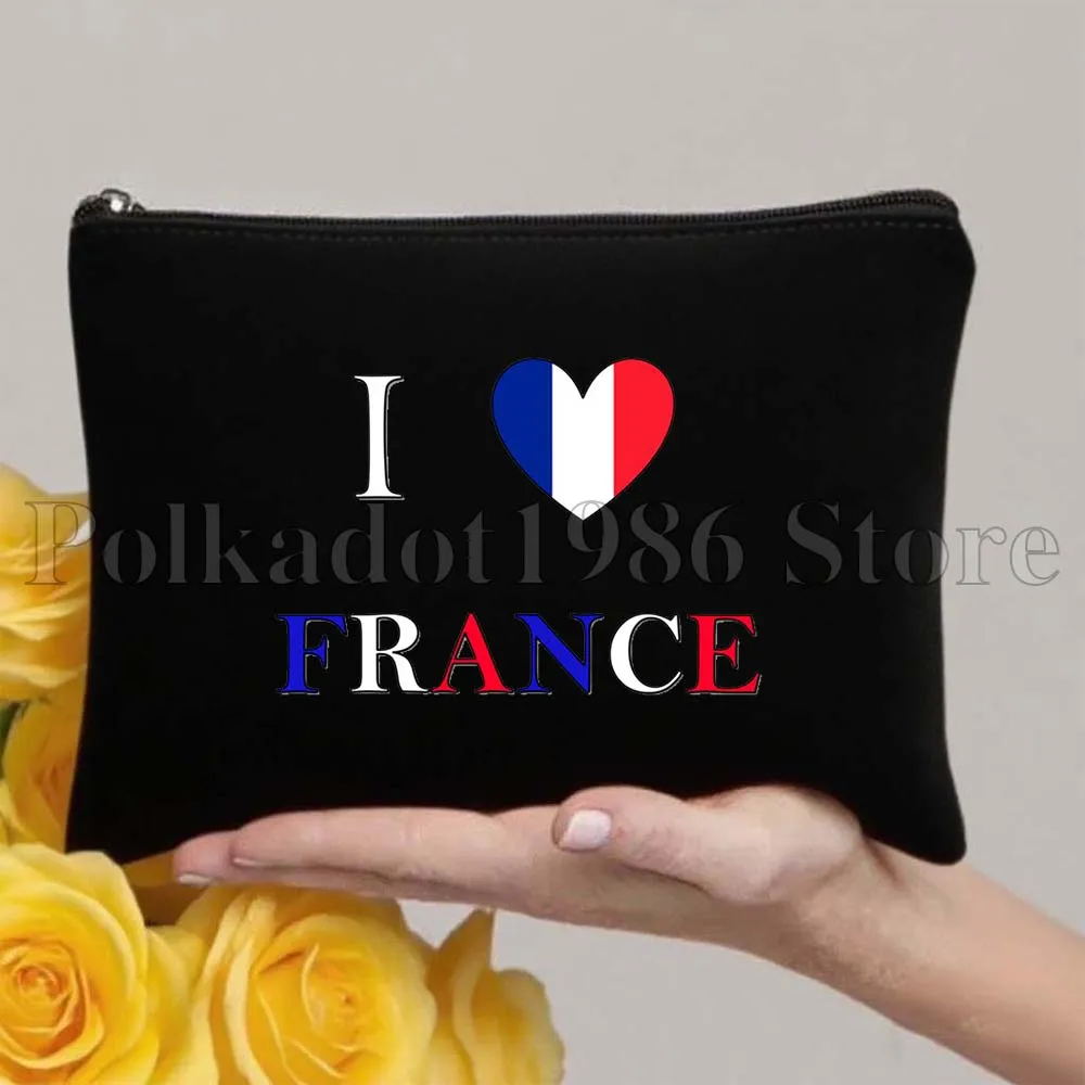 

Франция, Норвегия, Швеция, Греция, мир, сердце, флаг страны, холщовая сумка, дорожная косметичка, женская модная сумка для хранения туалетных принадлежностей