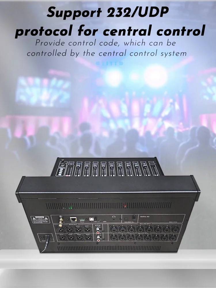 Paulkitson TF20 Digitalmixer 20-Kanal-Audiomixer Motorisierter Fader Digitale Mischkonsole DSP Bluetooth OTG Live-Streaming – Detail 13