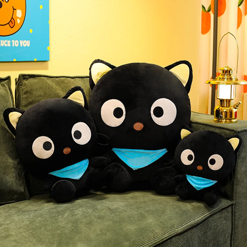 Kawaii Chococat Plush Toy Sanrio Chocolate Cat Stuffed Animal Kids Birthday Xmas Gift for Children Soft Doll Present Wholesale view 3