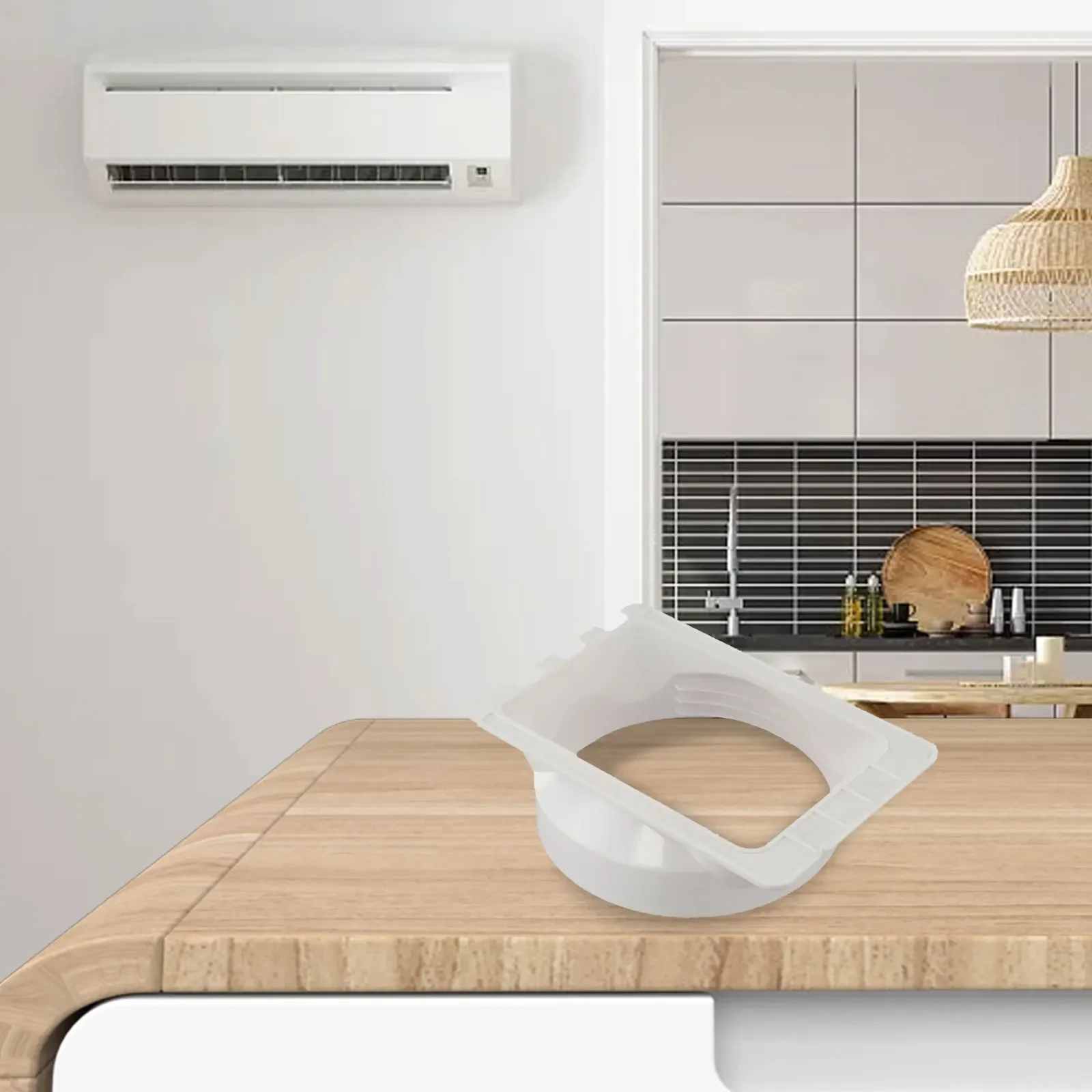 197*130*150mm Connector Duct Adapter Duct Adapter Efficient Ventilation Gray Portable Versatile Easy To Install