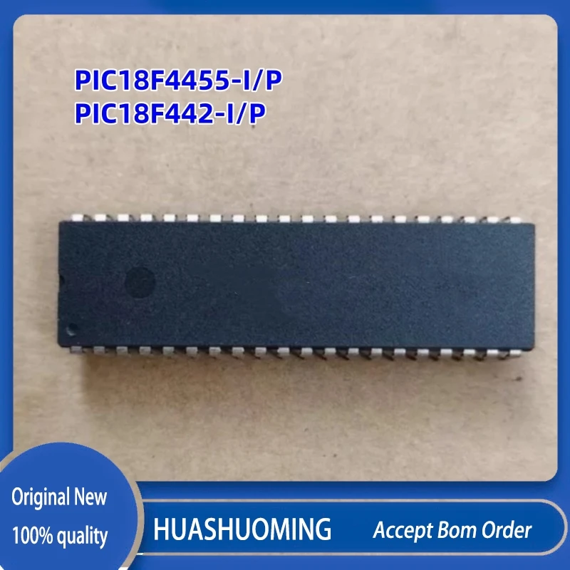 5Pcs/Lot    PIC18F4455-I/P      PIC18F4455   PIC18F442-I/P   PIC18F442   DIP-40