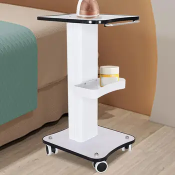 סלון שולחן טרולי יופי מתגלגל עגלת קניות המארגן ציוד מטען מטע...