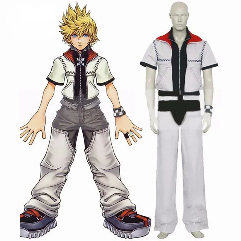 

New Fashion Kingdom Hearts Roxas Cosplay Costume For Halloween Party Musical