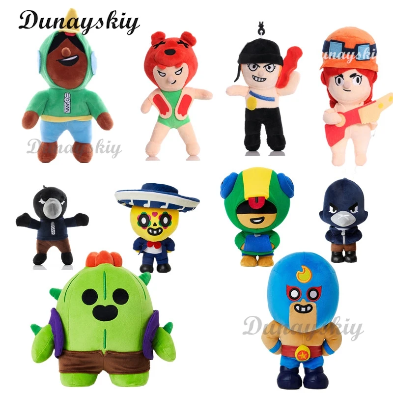 Figuras de Cosplay de Brawl para niños, personajes de juego suaves de algodón, periferales de juego, regalos de cumpleaños