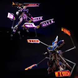 KOSMOS Light The World RG 1/144 RX-93 Hi-ν νGUNDAM Funnel Rgb Led Matrix Illusory Color Lamp Group Action Toy Figures Gift