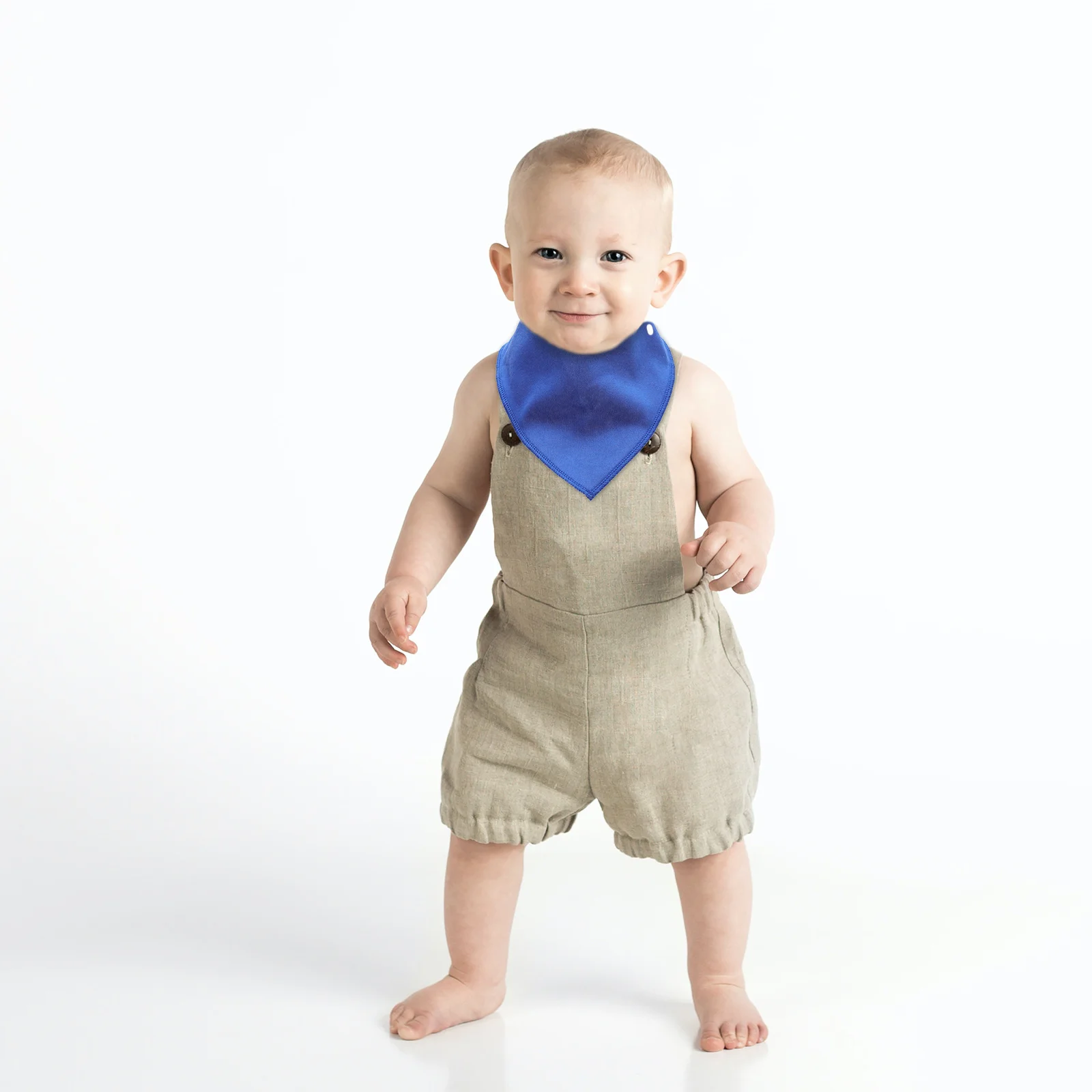 

8Pcs Simple Bibs Baby Saliva Towel Exquisite Workmanship Comfortable Touching Easy Clean Carry Dry Clothes Saliva Towel