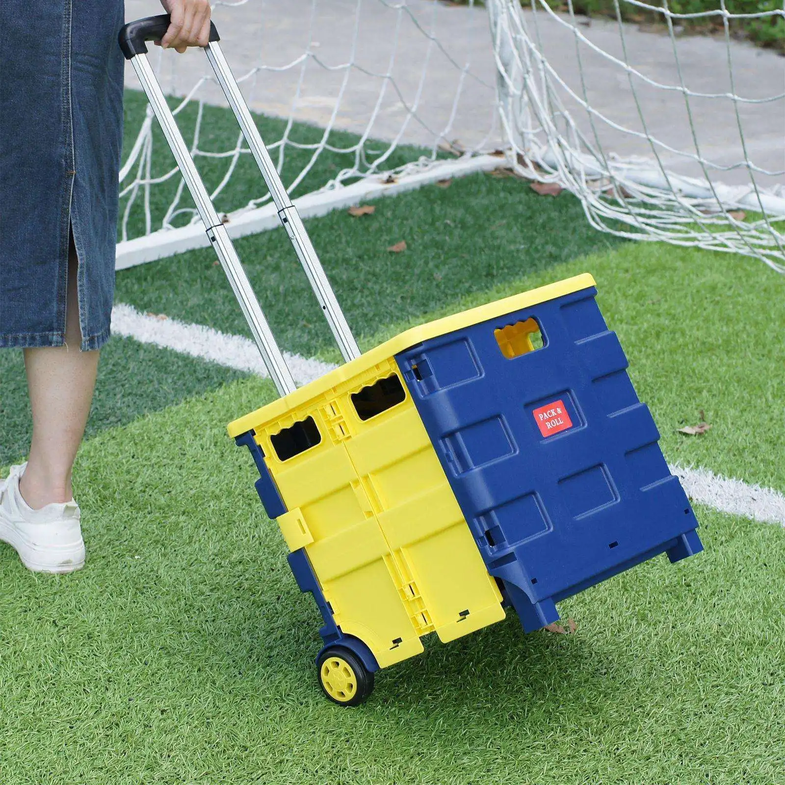 convenient-folding-op-cart-portable-travel-hand-tru-lage-carrier-retractable-handle-stainl-steel-pp-material