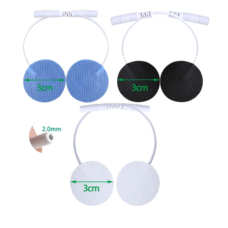 Self-Adhesive Electrode Pads for Electric Muscle Stimulator Conductive Gel Patch Replacement Accessory Compatible with Massager