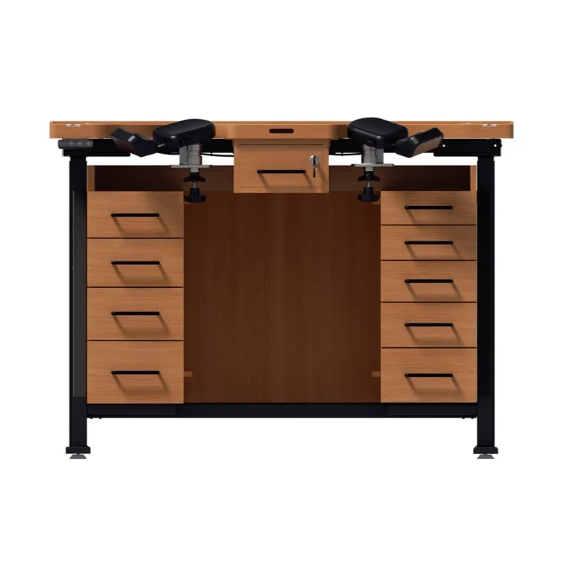 Meter repair tool master edition electric lifting height workbench beech wood repair table