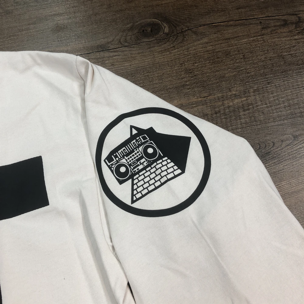 SAINT OF MICHAEL 1:1 Fashion  American Style Casual Streetwear Long Sleeves Tee Loose Oversized Tops Vintage T Shirt Men