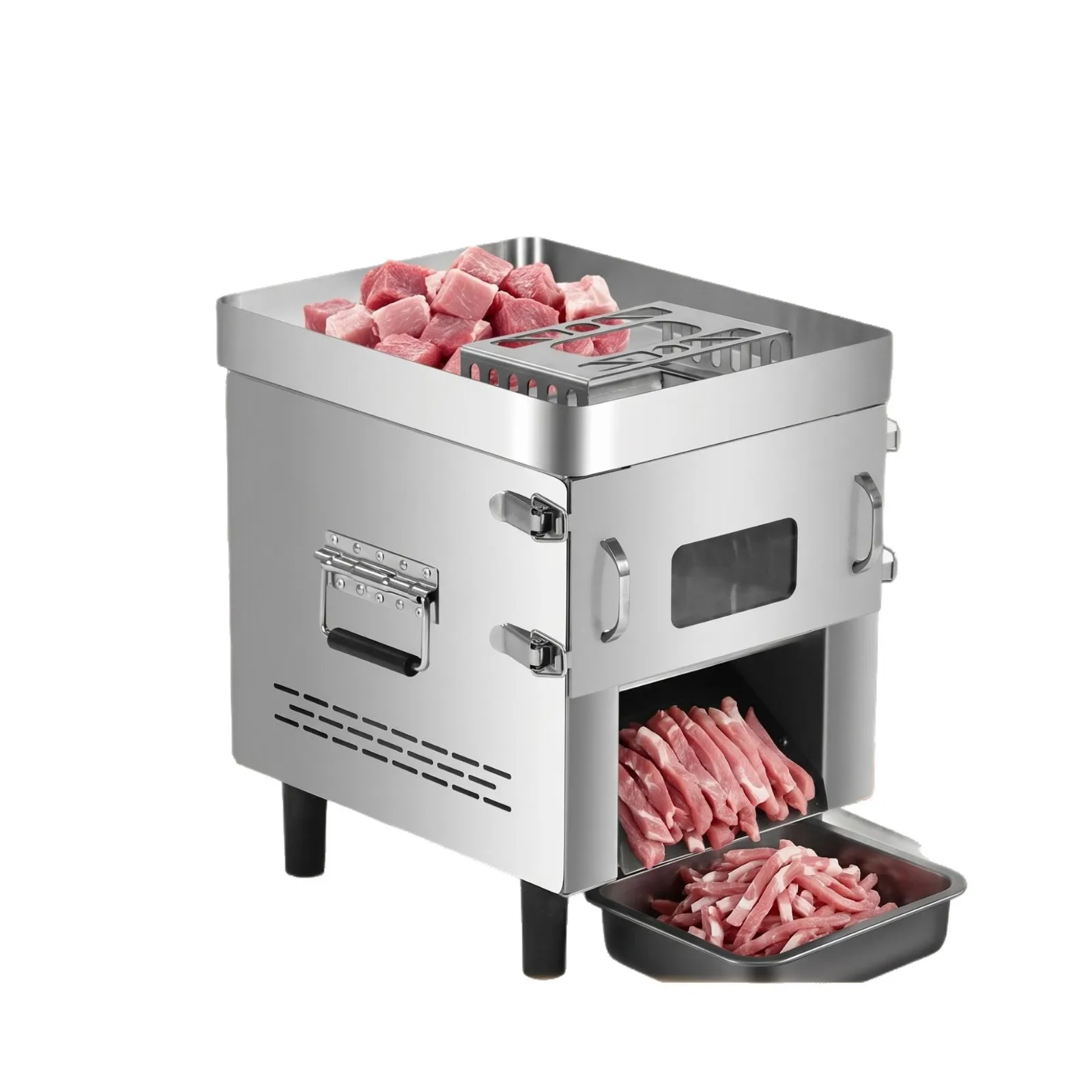 CX commercial meat cutter automatic stainless steel fresh meat slicing and shredding machine