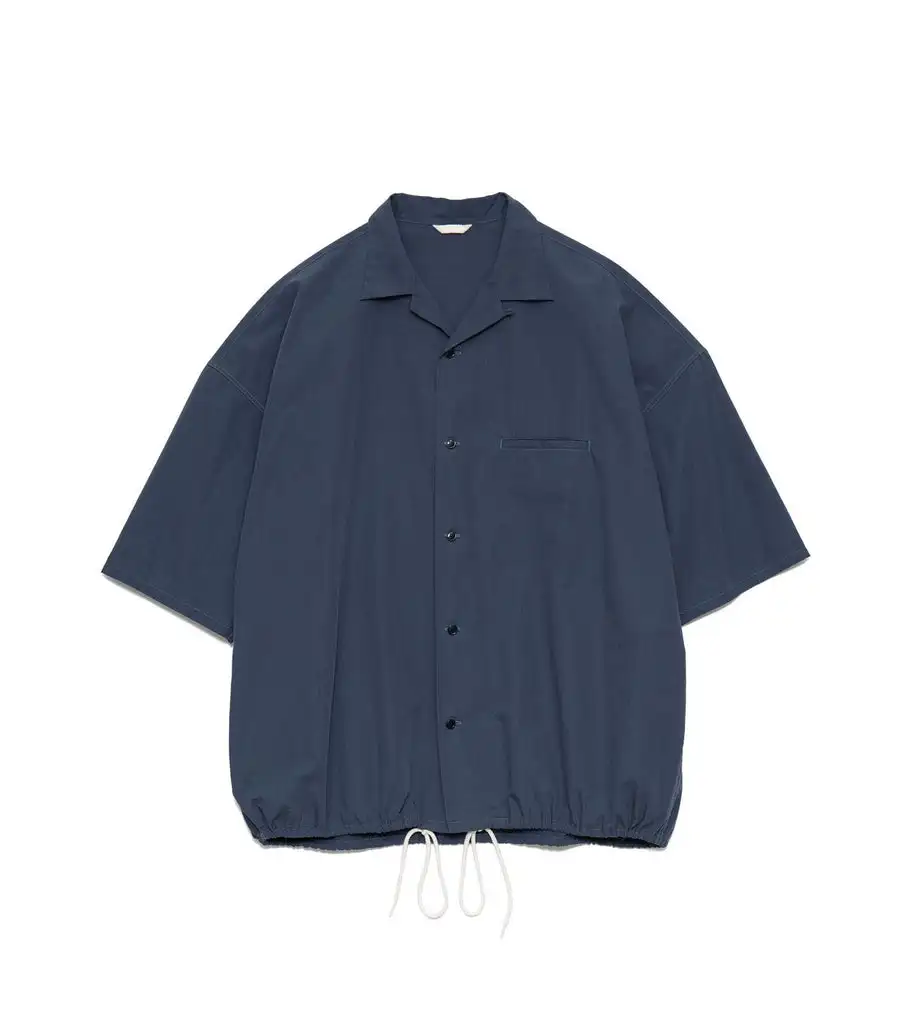 

Nanamica 23SS Wind Shirt Retro Simple Silhouette Loose Short Sleeve Shirt