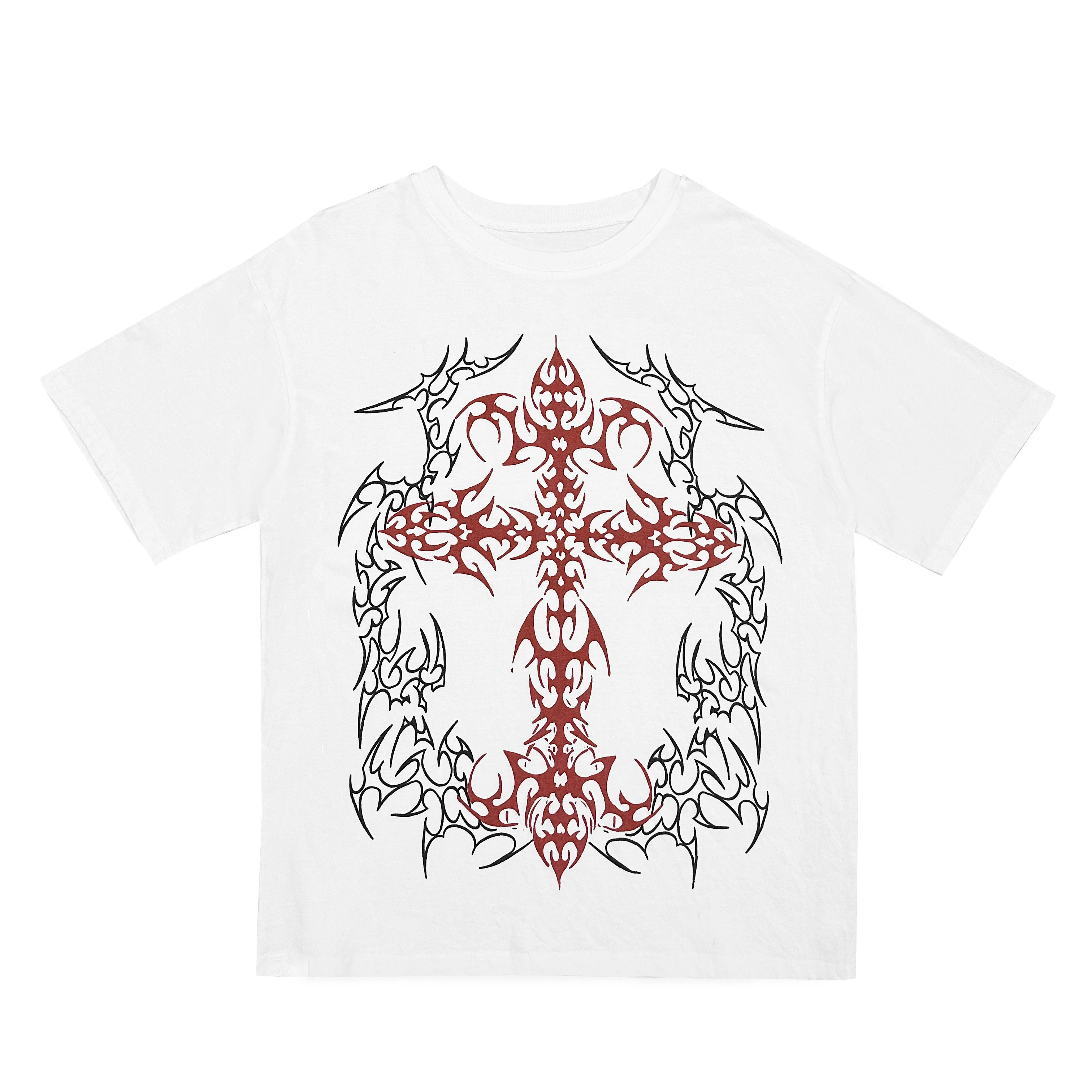 2026 New Dark Trend Brand T-shirt - Cotton Street Punk Gender-neutral Couple's Top